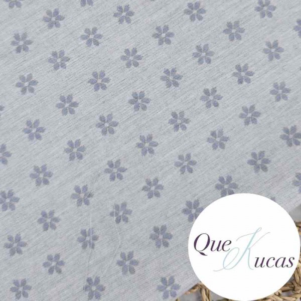 VIYELA FLORES MARGA AZUL