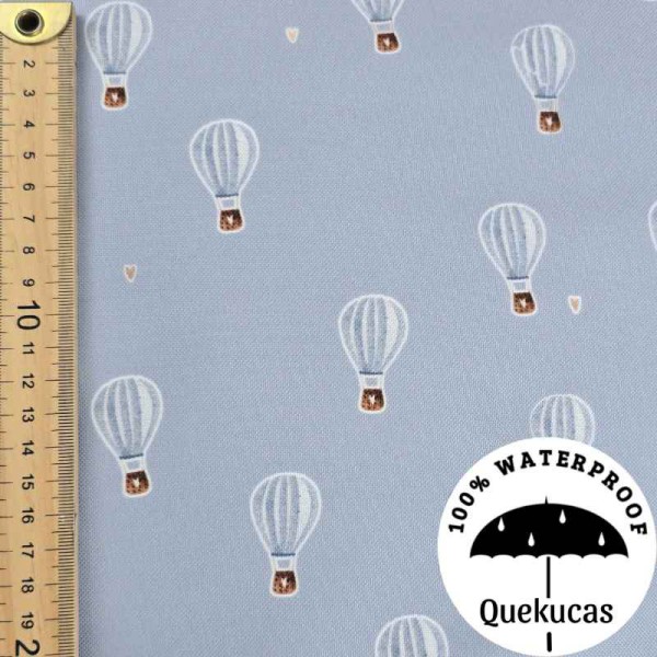 IMPERMEABLE CANVAS GLOBOS AZUL 2