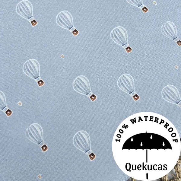 IMPERMEABLE CANVAS GLOBOS AZUL
