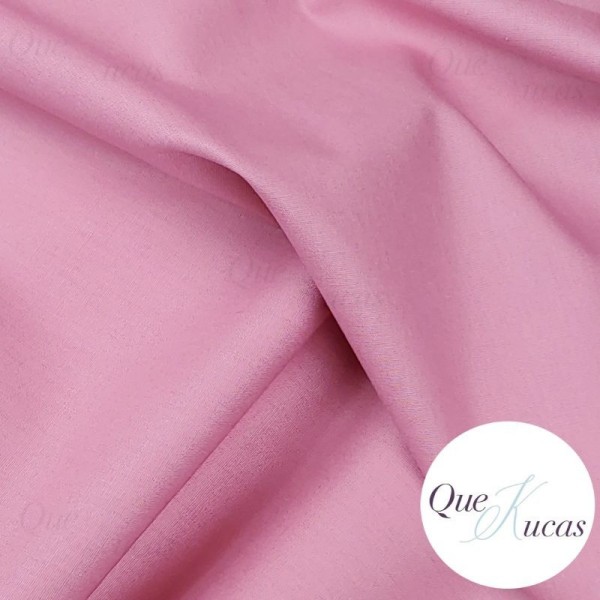 POPELÍN LISO ROSA COLORETE
