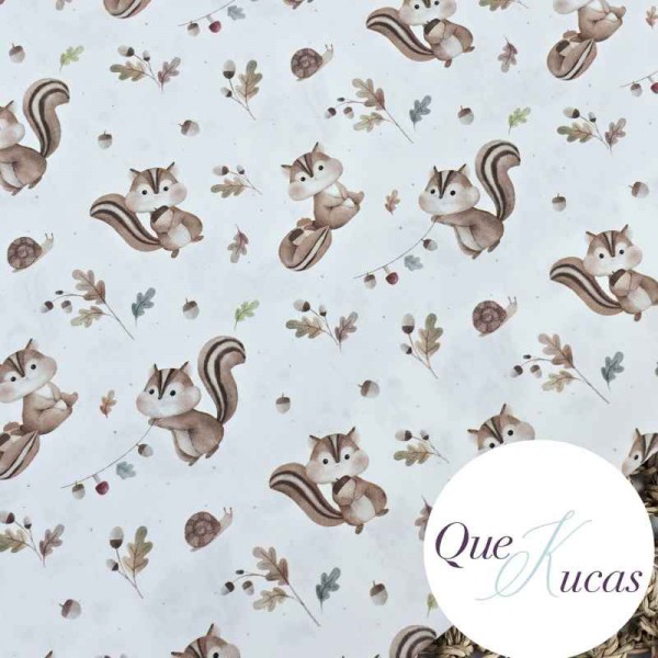 POPELÍN ARDILLAS DE OTOÑO