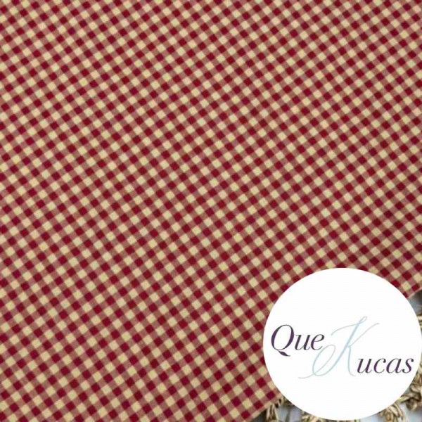 VICHY SEERSUCKER AUTUMN GARNET