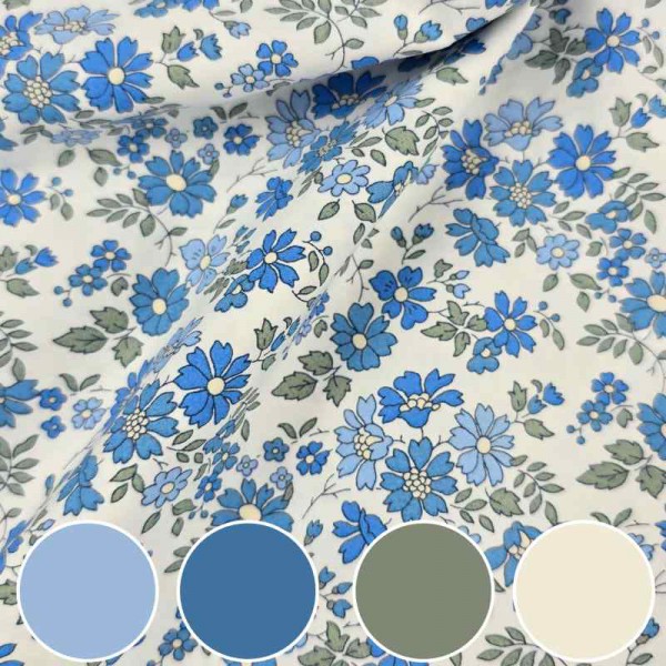 LIBERTY CAPEL FLORET BLUE 2